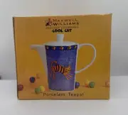 Maxwell & Williams Cool Cat Teapot Porcelain NEW