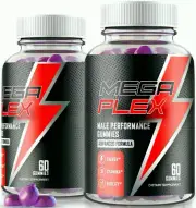 (2 Pack) Mega Plex Gummies for Men Drive & Stamina