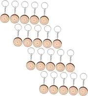 VALICLUD 20Pcs Pendants Key Decors for DIY Crafts Creative Handicraft Keychains with High End Material Safe Durable Key Rings for Decorative Projects