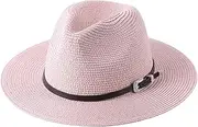 [Generic] 60Cm Big Size Fashion Straw Parent-Child Hat for Women Men Summer Paper Panama Jazz Beach Hats Travel Cap