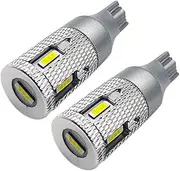 Ruiandsion 2pcs 912 921 LED Reverse Backup Light Bulbs,6000K White T15 LED Bulbs Canbus 906 904 902 W16W CSP 8SMD LED Chipsets LED Bulbs Replacement for Car Back Up Lights