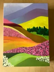 Paper Source "Colorful Hills" Lantern Press 1000p Puzzle -- New in Box!!!