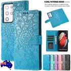 For Samsung S25/S24/S23/S22/S21/S20 FE Ultra Plus Wallet Case Leather Flip Cover