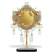 3d Puzzles Metal Octagonal Mirror Assembly Model Kits Chinese Style Diy Sets 299pcs