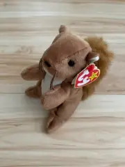 RARE Ty Beanie Baby "Nuts" 1996 Excellent Condition