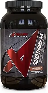 Apollon Nutrition 50/50 Formula-X | Whey Isolate and Casein Protein | 2 lb (Dutch Chocolate)
