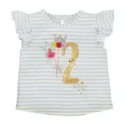 Mud Pie Baby Girl Birthday Shirt 24 Months 2