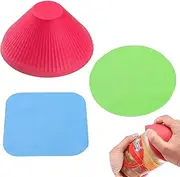 Rubber Jar Gripper Pads | Multi-Function Bottle Lid Tops Openers | Non-Slip Jar Grips Openers | Jar Lid Opener | Bottle Lid Openers for Opening Jars and Bottles