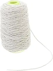 1 Roll 1.8mm Thick Cotton Twine String Heavy Duty Garden Twine for Crafts Decorative Rope