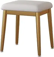 Dining Desk Stools, Leather Footstools, Vanity Benches, Piano Stool, Women Makeup Seat, Dressing Stools (Color : Gray)