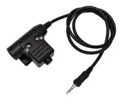 1PCS Headset U94-7R PTT Connector For VX6R VX7R VX-120 VX127 FT270 FT270R Radio