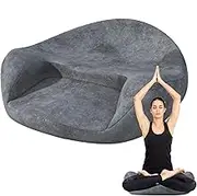 Meditation Pillow, Women Praying Studio Pad, Multipurpose Memory Foam Support Cushion for Adults Kids Yoga Reading Prayer Classroom Studio