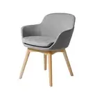 Corgi Tub Lounge Chair Light Grey