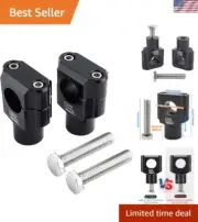 Durable Aluminum Handlebar Risers - Increase Height by 1 Inch for Better Posture