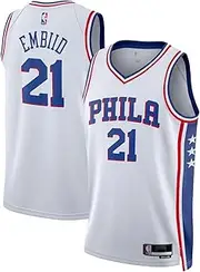 Outerstuff Joel Embiid Philadelphia 76ers NBA Kids Youth 8-20 Association Edition White Swingman Jersey