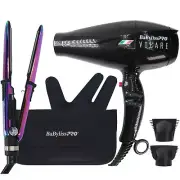 BaByliss Pro Volare Hair Dryer BVOL1 and Prima2000 3/4" Mini Flat / Curling Iron