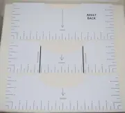 New 3pc Set T-Shirt Ruler Alignment Tool Sewing Kit Adult Size