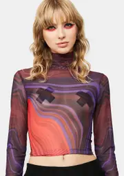 [AFRM] Zadie Mock Neck Crop Top