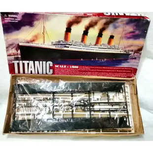 電影 鐵達尼號 Titanic 1/800 模型 船艦