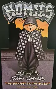 HOMIES SWAP CARDS BY NECA "1 SEALED PACK OF TRADING CARDS" - 7 CARDS PER PACK