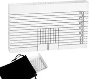 Cartridge Alignment Protractor - Acrylic Calibration Gauge VTA Azimuth Ruler | Turntable Accessories Multipurpose Adjustable Ruler for Record Player