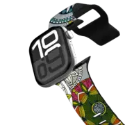 Apple Watch Series 10 (46mm) Impact Band mandala cirque festival silver apple watch band