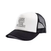 Fallen Footwear Rwtf Hat Flat Visor Printed Logo - White/Black