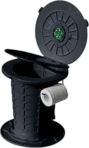Portable Toilet - Camping Toilet | Folding Commode | Compact Car Potty | Extra Large Portable Camping Toilet with Lid for Hiking, Rv, Truck, Boat, Hospital & Outdoor Adventures