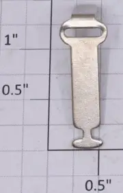 American Flyer AFO-3000-3N Nickel 1-5/16" Hook Type Coupler w/ Twist Tab (10)