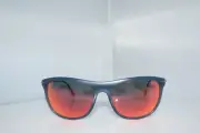 New Prada Sport Gunmetal Red Mirrored SPS01P JAP-6Y1 56-17-140 Sunglasses