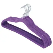 Sunbeam Slip-Proof Snag-Free Ultra Slim Velvet Hanger with Rotating Steel Hoo...
