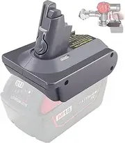 V6 V7 V8 Adapter for Milwaukee M18 Battery Converter for Dyson V6, V7, V8, DC58, DC59 – Compatible with Milwaukee 18V Batteries & Dyson V6, V7, V8, Animal, Absolute, Motorhead and More