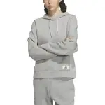 【ADIDAS 愛迪達】LOUNGE HOODY 運動 休閒 長袖 連帽T 女 - IP0754