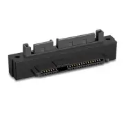 1X(1PCS SFF-8482 SAS Female to SATA Male 15Pin Bend Head 90 Degree Angle1538