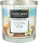 Tuscany Candle Ocean View Premium Satin Wax Candle 14oz, Blue