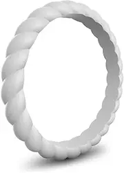 Multiple Colour Stackables Braided Rings