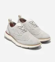Cole Haan Men's 4.Zerogrand Oxford C37181 - Silver Birch Stitchlite NWB 10.5