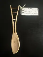 Vintage Bean Spoon Wooden Bean Spoon Gas Bean Spoon Magic Bean Fart Spoon