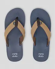 [Billabong] Billabong Mens' All Day Impact Flip Flops Slippers in Navy Size 13 13 Navy