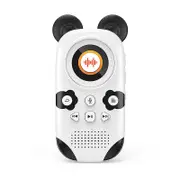 Cute Panda Style Mp3 Player With Speakers For Children 32gb Bluetooth 5.0 Mp3 Player Maximum Support 128gb Tf Card Portable Lossless Hifi Sports Playe