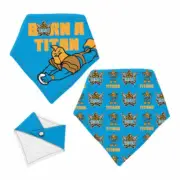 NRL Gold Coast Titans Baby Bandana Bib 2-Piece Set