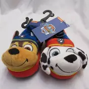 Paw Patrol Boys' Slippers S 5-6 Featuring Chase & Marshall