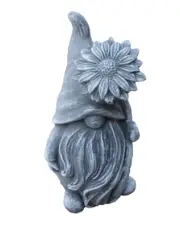 Latex gnome mold plaster cement concrete rubber casting elf mould 4.75" x 2.75"