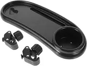 MOBUTOFU Universal Stroller Snack Tray Removable Stroller Food Storage Cup Holder Easy Install