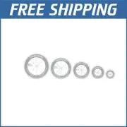 USA-Made Circle Ruler Set - 5 Size Quilting Templates with Gripper Comfort