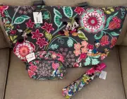Vera Bradley Disney Mickey And Friends Large Travel Tote Limited Edition