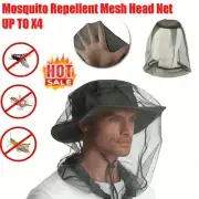 Mosquito Insect Head Net Mesh Mosquito Fly Head Net Bee Bug Mozzie Protector Net