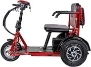 Folding Electric 3 Wheel Mobility Scooter Lightweight Portable Power Scooter Portable Tricycle Recreational Power Scooter for Adults