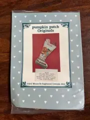 Pumpkin Patch Originals “Toyland Sock” Boys Stocking Cross Stitch Kit #XM103 OOP