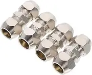 MUSISALY 4pcs Quick Connect Pneumatic Connectors Brass Fittings for Tubes High Pressure Resistant Easy to Install Versatile Trachea Connection Accessories